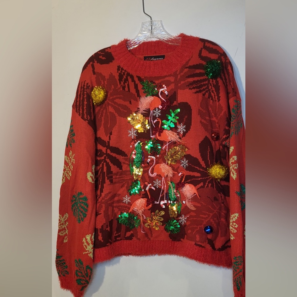 Red and Green Festive Sweater